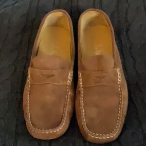 NEW COLE HAAN DRIVING LOAFER SHOES 9.5 AA narrow brown suede